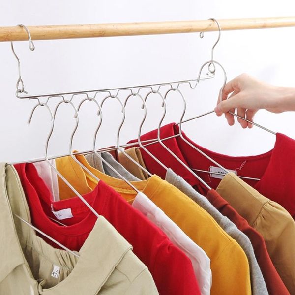hangers & racks stainless metal non-slip blouse hanger closet storage organizer for space-saving 8 slots stacked wardrobe clothes rack
hangers & racks stainless metal non-slip blouse hanger closet storage organizer for space-saving 8 slots stacked wardrobe clothes rack
