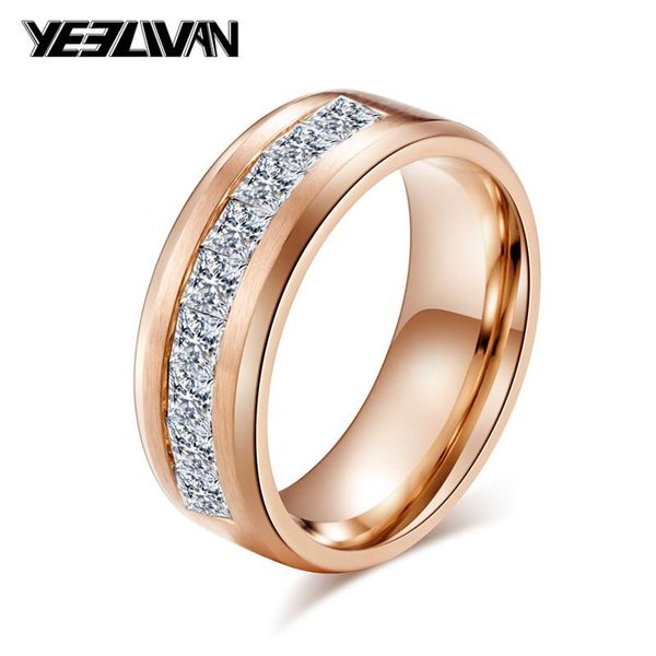 wedding rings women's 316l stainless steel ring rose/black/rings for women men design female crystal jewelry, Slivery;golden
wedding rings women's 316l stainless steel ring rose/black/rings for women men design female crystal jewelry, Slivery;golden