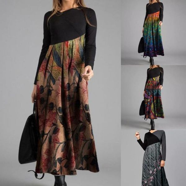 casual dresses women dress fashion print patchwork autumn winter color block a-line for daily wear, Black;gray
casual dresses women dress fashion print patchwork autumn winter color block a-line for daily wear, Black;gray
