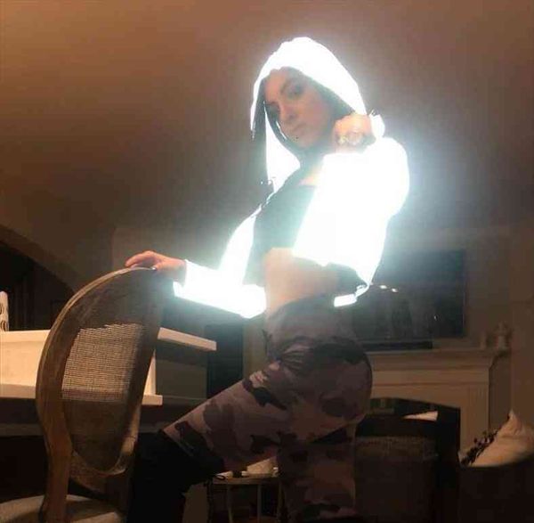 autumn full reflective jacket harajuku womens hoodie hooded hip hop streetwear night shiny zipper long sleeve cropped coats outwear, Black
autumn full reflective jacket harajuku womens hoodie hooded hip hop streetwear night shiny zipper long sleeve cropped coats outwear, Black