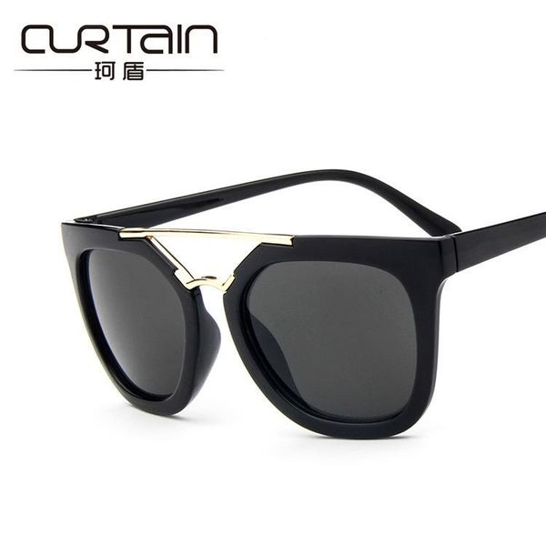 curtain original brand sunglass super fashion cat eye women double bridge frame luxury shading gafas sunglasses, White;black
curtain original brand sunglass super fashion cat eye women double bridge frame luxury shading gafas sunglasses, White;black