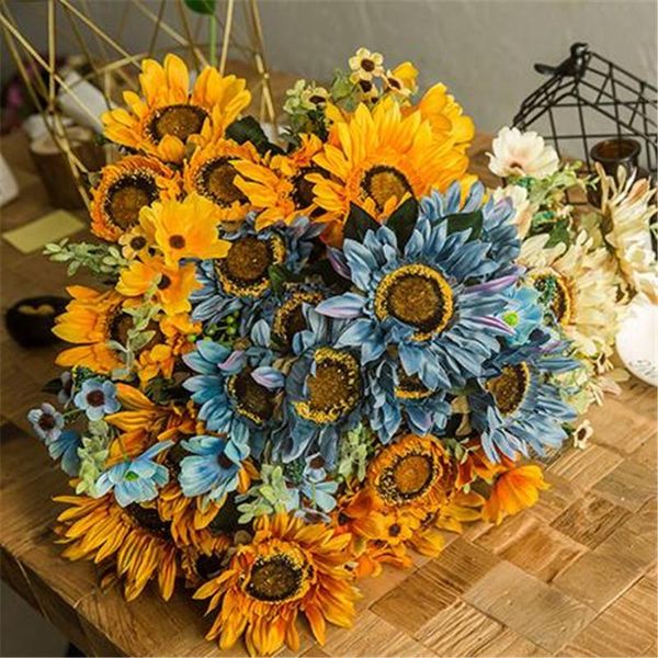 decorative flowers & wreaths vintage big sunflower high artificial silk flower reuse wedding party decoration home garden decor diy bud
decorative flowers & wreaths vintage big sunflower high artificial silk flower reuse wedding party decoration home garden decor diy bud