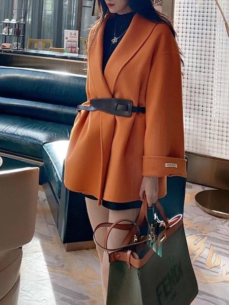 women's wool & blends european goods 2021 autumn double-sided cashmere coat women's medium and long short woolen cloak hepburn styl, Black
women's wool & blends european goods 2021 autumn double-sided cashmere coat women's medium and long short woolen cloak hepburn styl, Black