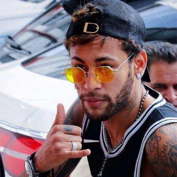 fashion sunglasses frames men brand designer small frame polygon clear lens women vintage sun glasses hexagon metal, Black
fashion sunglasses frames men brand designer small frame polygon clear lens women vintage sun glasses hexagon metal, Black