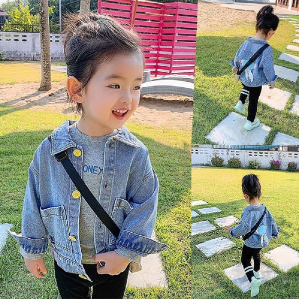 spring 2021 new 1-13t children outwear denim jacket girls baby cartoon wings angel cotton soft jeans coat for kids clothes, Blue;gray
spring 2021 new 1-13t children outwear denim jacket girls baby cartoon wings angel cotton soft jeans coat for kids clothes, Blue;gray