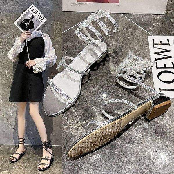 sandals women package 2021 summer snake winding women's one line with diamond bow low heel fairy roman shoes 50% off, Black
sandals women package 2021 summer snake winding women's one line with diamond bow low heel fairy roman shoes 50% off, Black