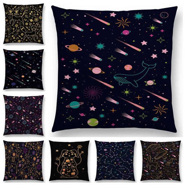 black background moon stars meteor constellation galaxy sofa pillow case cat bear rabbit deer bird cushion cover
black background moon stars meteor constellation galaxy sofa pillow case cat bear rabbit deer bird cushion cover