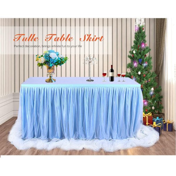 tulle table skirt wedding decoration birthday baby shower party decor tablecloth two layer ice silk fabric
tulle table skirt wedding decoration birthday baby shower party decor tablecloth two layer ice silk fabric