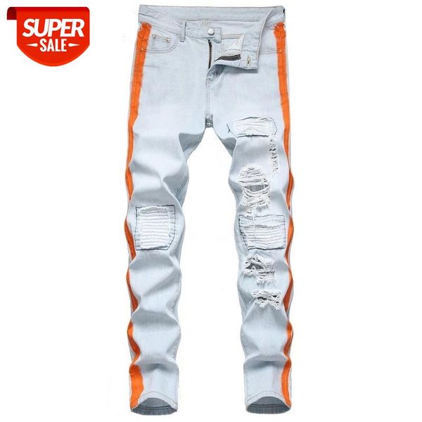 denim designer hole moto bike jeans ripped for men size 28-38 40 42 2021 autumn spring hip hop punk streetwear #oi0o, Black
denim designer hole moto bike jeans ripped for men size 28-38 40 42 2021 autumn spring hip hop punk streetwear #oi0o, Black