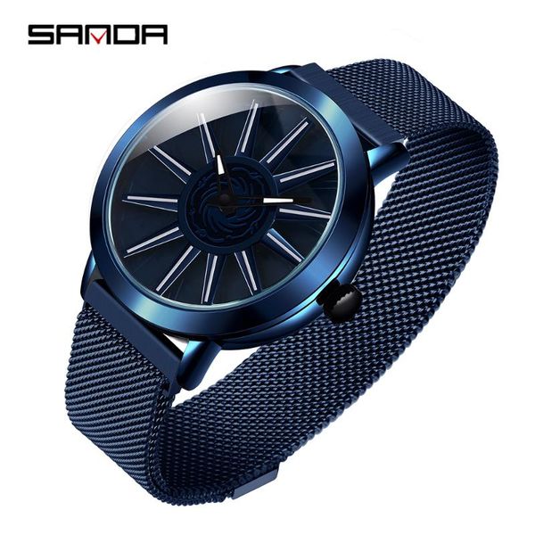 wristwatches sanda 2021 sell cool personality spinning dial men watch milan mesh belt quartz wheel wristwatch gift relogio masculino 1032, Slivery;brown
wristwatches sanda 2021 sell cool personality spinning dial men watch milan mesh belt quartz wheel wristwatch gift relogio masculino 1032, Slivery;brown