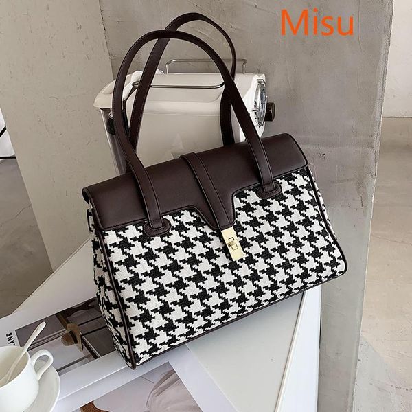 women's large-capacity handbags 2021 new trendy fashion hit color houndstooth woolen shoulder bag wild tote bag
women's large-capacity handbags 2021 new trendy fashion hit color houndstooth woolen shoulder bag wild tote bag
