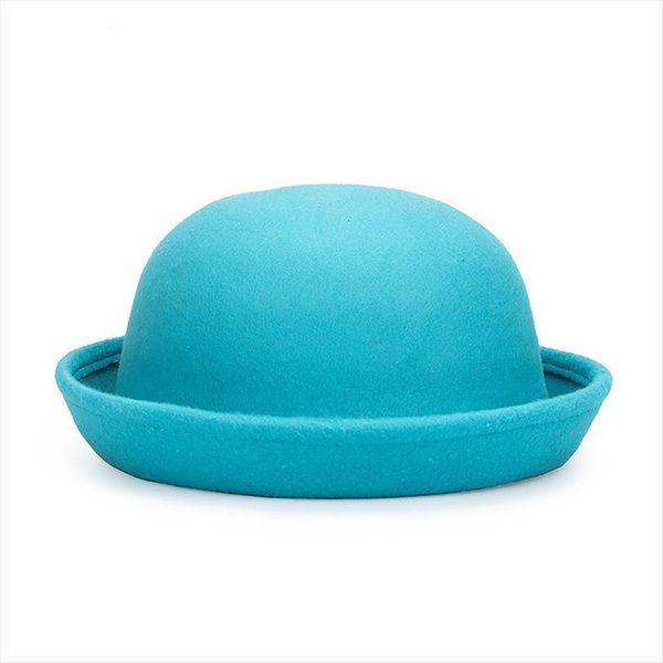 trendy women girl solid color bowler derby wool felt hat ladies children dome fedoras trilby welcomed parent child cap gh, Blue;gray
trendy women girl solid color bowler derby wool felt hat ladies children dome fedoras trilby welcomed parent child cap gh, Blue;gray
