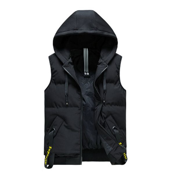 mens designer solid colors vests fashion autumn winter warm parkas hooded vests mens casual thick clothes, Black;white
mens designer solid colors vests fashion autumn winter warm parkas hooded vests mens casual thick clothes, Black;white