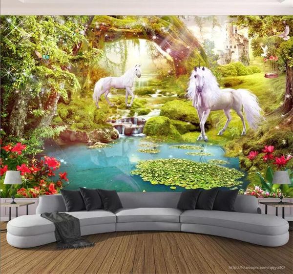 wallpapers custom any size murals wallpaper 3d white horse forest landscape po wall cloth living room tv sofa papel de parede sala
wallpapers custom any size murals wallpaper 3d white horse forest landscape po wall cloth living room tv sofa papel de parede sala