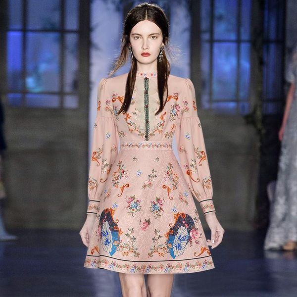 casual dresses runway autumn pink mini dress women's stand-up collar long sleeve applique flower print party 210926jt02, Black;gray
casual dresses runway autumn pink mini dress women's stand-up collar long sleeve applique flower print party 210926jt02, Black;gray