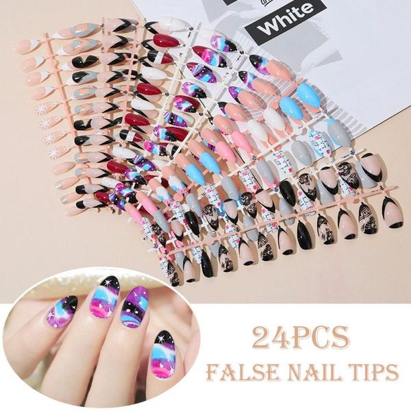 false nails 24 pcs tips short ballerina wearable manicure tool detachable colorful artificial full cover nail, Red;gold
false nails 24 pcs tips short ballerina wearable manicure tool detachable colorful artificial full cover nail, Red;gold