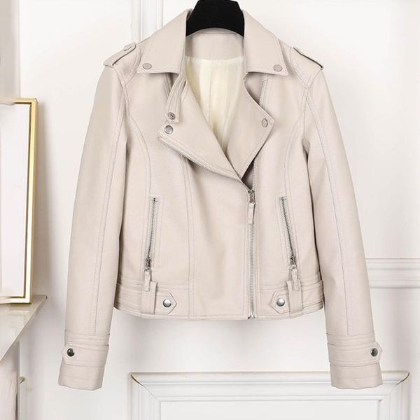 jacket women short faux soft leather fashion zipper motorcycle pu ladies basic street coat women's jackets, Black;brown
jacket women short faux soft leather fashion zipper motorcycle pu ladies basic street coat women's jackets, Black;brown