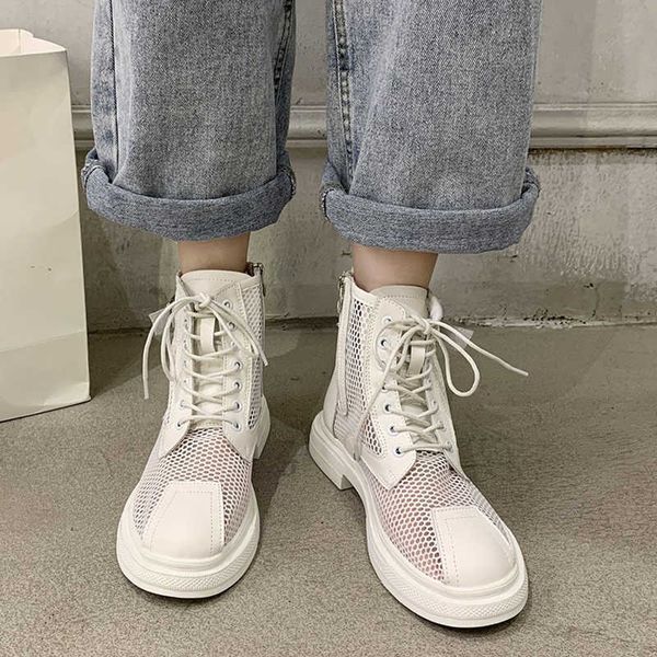 rimocy hollow out mesh summer ankle boots for women breathable zipper lace up casual shoes woman low heels short booties white 210911, Black
rimocy hollow out mesh summer ankle boots for women breathable zipper lace up casual shoes woman low heels short booties white 210911, Black
