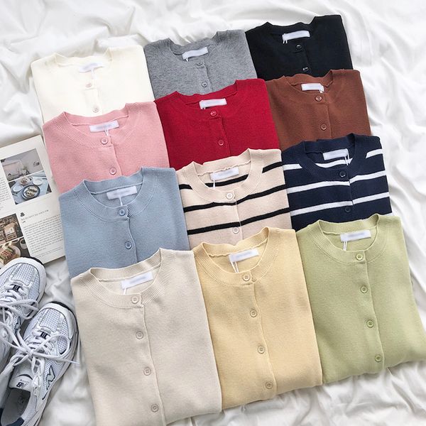 new mooirue 2021 spring simple women cardigan stripes soiid color soft long sleeve o neck knitted sweater fsv2, White;black
new mooirue 2021 spring simple women cardigan stripes soiid color soft long sleeve o neck knitted sweater fsv2, White;black