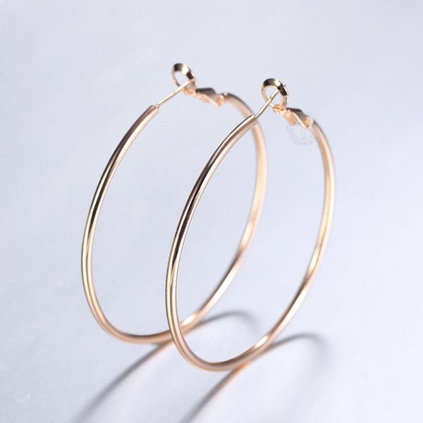 hoop & huggie earrings for women 2021 trendy 585 rose gold big smooth large circle elegant party wedding jewelry gifts lge330, Golden;silver
hoop & huggie earrings for women 2021 trendy 585 rose gold big smooth large circle elegant party wedding jewelry gifts lge330, Golden;silver
