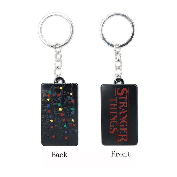 new alloy keychain movie stranger things letter badge pendant keyrings alphabet light wall design square dangle car key holder, Silver
new alloy keychain movie stranger things letter badge pendant keyrings alphabet light wall design square dangle car key holder, Silver