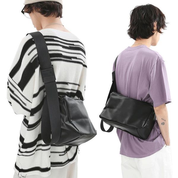 korean leisure large capacity ins style simple high street single shoulder leather bag strap backpack male and female couple
korean leisure large capacity ins style simple high street single shoulder leather bag strap backpack male and female couple