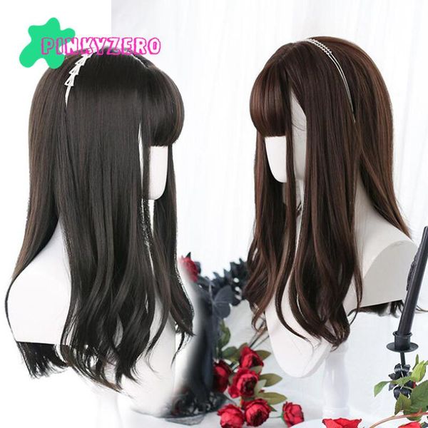 other event & party supplies dark brown lolita wig harajuku fringe bangs long straight wavy synthetic hair kawaii women cap
other event & party supplies dark brown lolita wig harajuku fringe bangs long straight wavy synthetic hair kawaii women cap