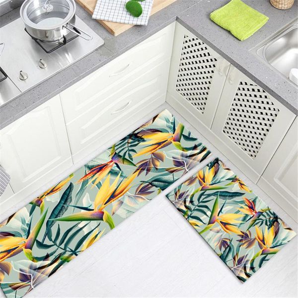 tropical plants mat for kitchen floor non-slip washable fresh yellow green leaves floral doormat entracnce door bedside mat
tropical plants mat for kitchen floor non-slip washable fresh yellow green leaves floral doormat entracnce door bedside mat