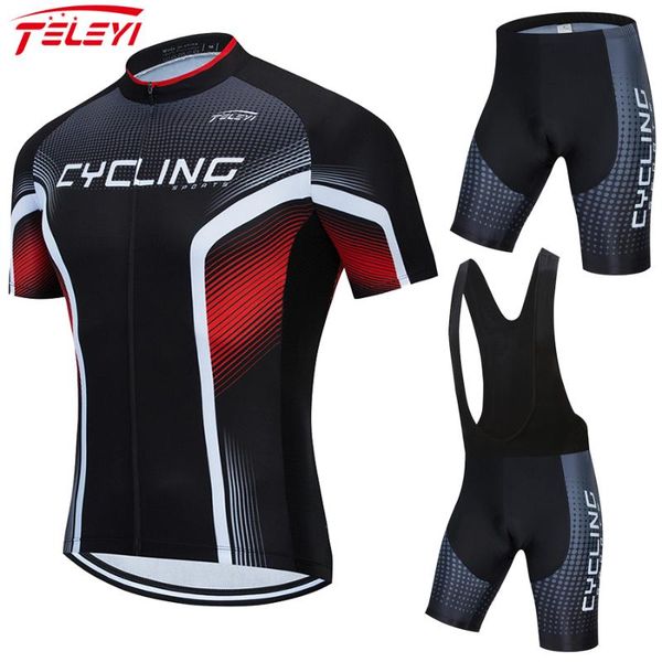 racing sets 2021 teleyi summer anti-pilling cycling jersey set 100% polyester mountain bicycle clothing bike clothes for men, Black;blue
racing sets 2021 teleyi summer anti-pilling cycling jersey set 100% polyester mountain bicycle clothing bike clothes for men, Black;blue