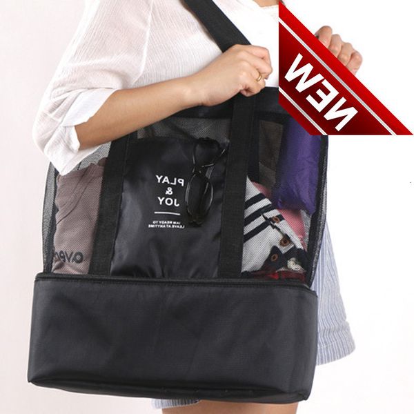 high capacity women mesh transparent bag double-layer heat preservation large picnic beach bags
high capacity women mesh transparent bag double-layer heat preservation large picnic beach bags