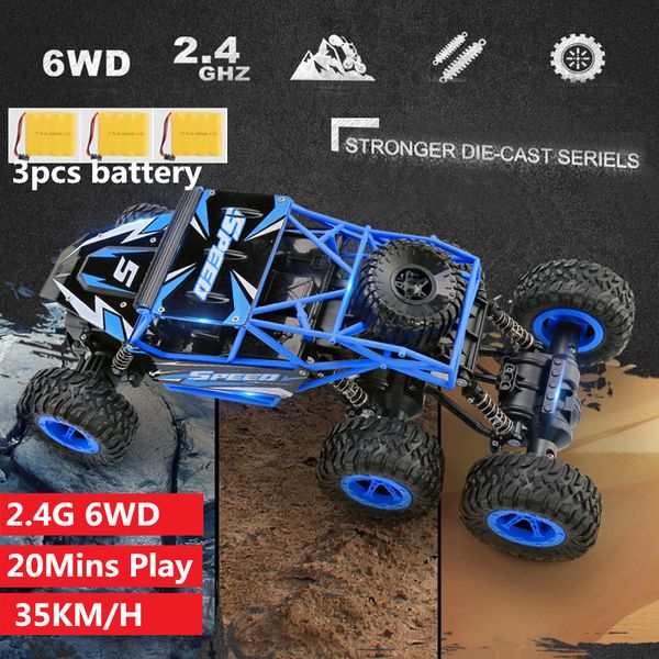 35km/h high speed remote control rc racing car 2.4g 6wd crawl off load rc vehicles 20mins play bigfoot rc car kid gift toy to
35km/h high speed remote control rc racing car 2.4g 6wd crawl off load rc vehicles 20mins play bigfoot rc car kid gift toy to