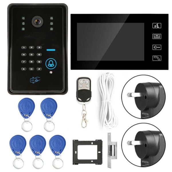 doorbells 7in rfid password video door phone wired intercom doorbell kit with no lock 806mjids11
doorbells 7in rfid password video door phone wired intercom doorbell kit with no lock 806mjids11