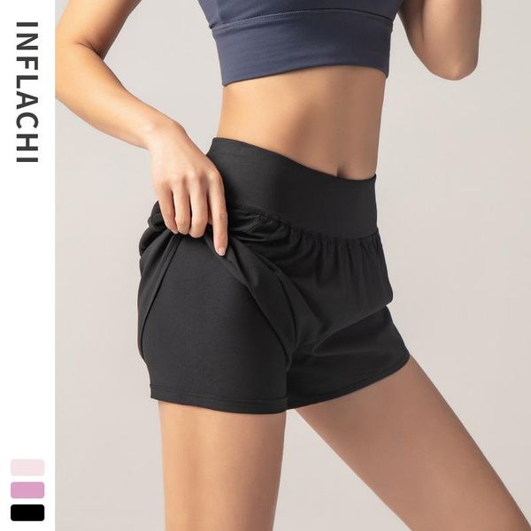 yoga outfit women casual loose style shorts, solid color elastic high waist two-layer sweatpants, black/ purple/ light grey
yoga outfit women casual loose style shorts, solid color elastic high waist two-layer sweatpants, black/ purple/ light grey