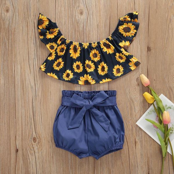 baby & children's 1-4y kids girl summer off shoulder floral t shirt + shorts high waist pant 2pcs clothes, White
baby & children's 1-4y kids girl summer off shoulder floral t shirt + shorts high waist pant 2pcs clothes, White