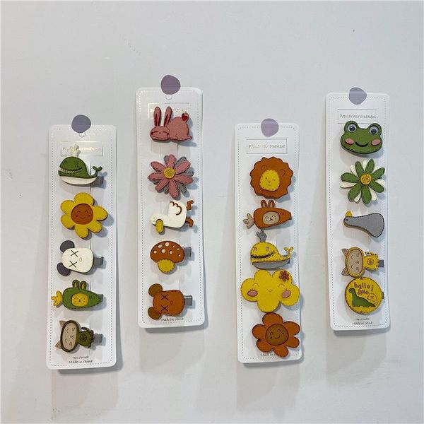 5pcs/set cute hair clips for girls kids new transparent hairpins fashion children bb clips cartoon animal hair accessories, Slivery;white
5pcs/set cute hair clips for girls kids new transparent hairpins fashion children bb clips cartoon animal hair accessories, Slivery;white
