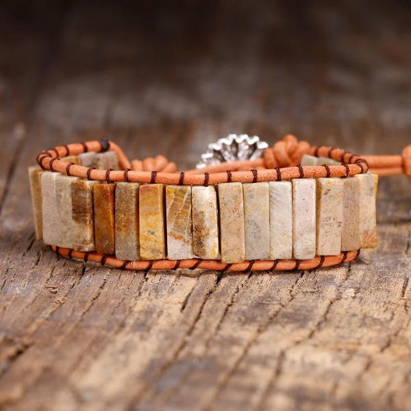 tennis women bangle bracelets natural stone fossilized coral beads leather rope men exclusive bohemia wrap gift, Golden;silver
tennis women bangle bracelets natural stone fossilized coral beads leather rope men exclusive bohemia wrap gift, Golden;silver