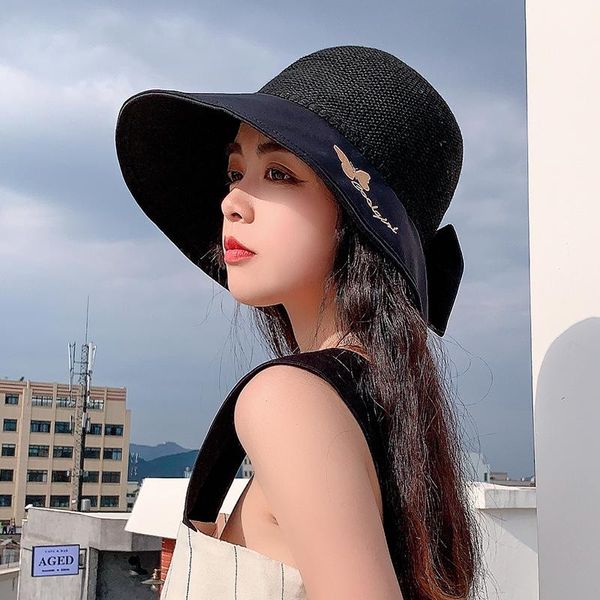 stingy brim hats women spring and autumn fisherman hat breathable beach cap fashion wild sun bow shade basin caps, Blue;gray
stingy brim hats women spring and autumn fisherman hat breathable beach cap fashion wild sun bow shade basin caps, Blue;gray