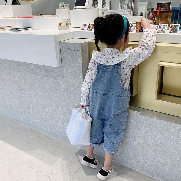 mila chou 2021 spring boys girls jeans denim pants all-match jeans kids loose overalls casual suspender trousers 2-8y, Blue
mila chou 2021 spring boys girls jeans denim pants all-match jeans kids loose overalls casual suspender trousers 2-8y, Blue