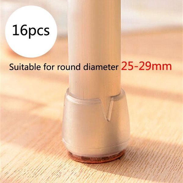 mats & pads 8pcs/16pcs non-slip silicone chair leg caps feet bottom cover furniture table wood floor protectors transparent round cups
mats & pads 8pcs/16pcs non-slip silicone chair leg caps feet bottom cover furniture table wood floor protectors transparent round cups