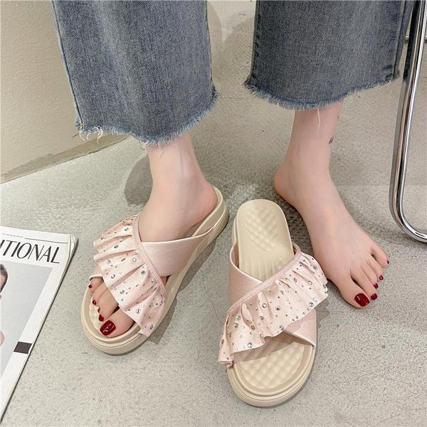 slippers women summer flat shoes female glitter slides med fashion platform pantofle jelly luxury 2021 soft crystal rubber pu, Black
slippers women summer flat shoes female glitter slides med fashion platform pantofle jelly luxury 2021 soft crystal rubber pu, Black