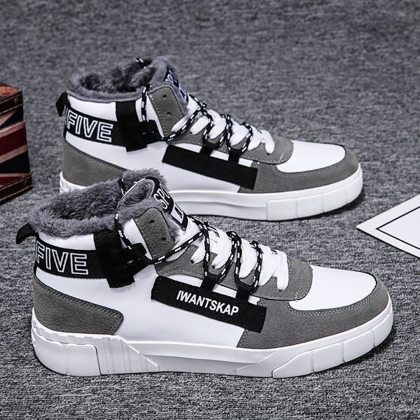 Winter Mens High Top Casual Skateboarding Shoes Comfortable Sports Outdoor Keep Warm Trend Walking Sneakers Chaussure Homme
Winter Mens High Top Casual Skateboarding Shoes Comfortable Sports Outdoor Keep Warm Trend Walking Sneakers Chaussure Homme