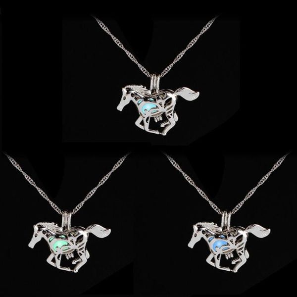 glow in the dark animal horse necklace luminous hollow pearl cage pendant necklaces for women fashion jewelry, Silver
glow in the dark animal horse necklace luminous hollow pearl cage pendant necklaces for women fashion jewelry, Silver