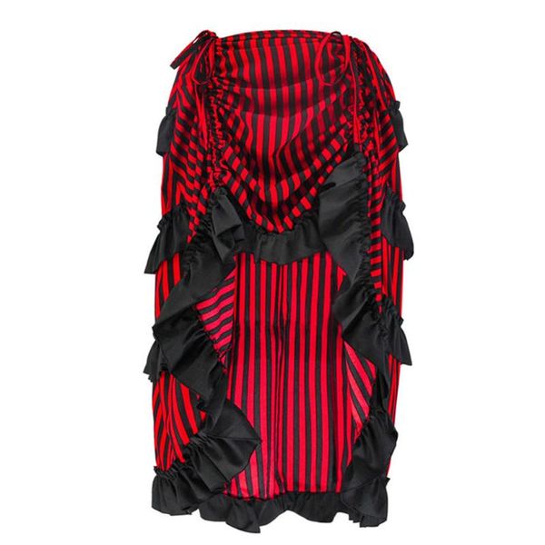 skirts women plus size victorian steampunk gothic black white striped skirt bustle irregular high-low ruffle retro midi
skirts women plus size victorian steampunk gothic black white striped skirt bustle irregular high-low ruffle retro midi