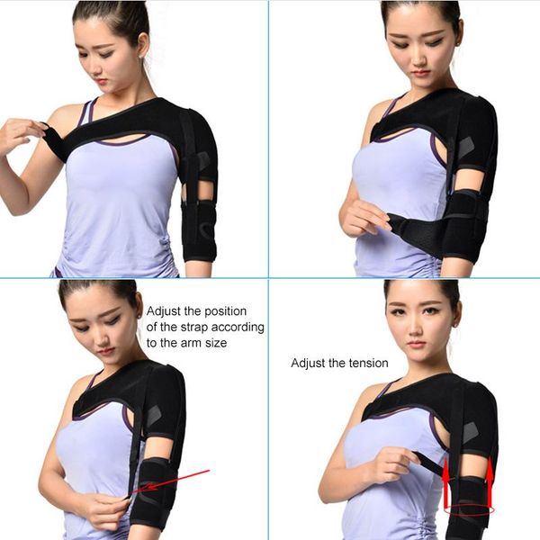 back support shoulder joint adjustable brace belt for dislocated rehabilitation pain wrap, Black;blue
back support shoulder joint adjustable brace belt for dislocated rehabilitation pain wrap, Black;blue