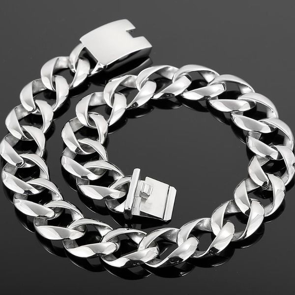 chains gothic 24mm heavy stainless steel choker chunky miami cuban link chain necklace for men around the neck jewelry wholesale, Silver
chains gothic 24mm heavy stainless steel choker chunky miami cuban link chain necklace for men around the neck jewelry wholesale, Silver