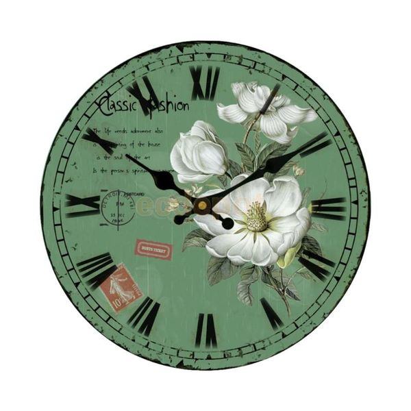 wall clocks 14inch pastorale flower pattern clock wooden for home bedroom livingroom decor
wall clocks 14inch pastorale flower pattern clock wooden for home bedroom livingroom decor