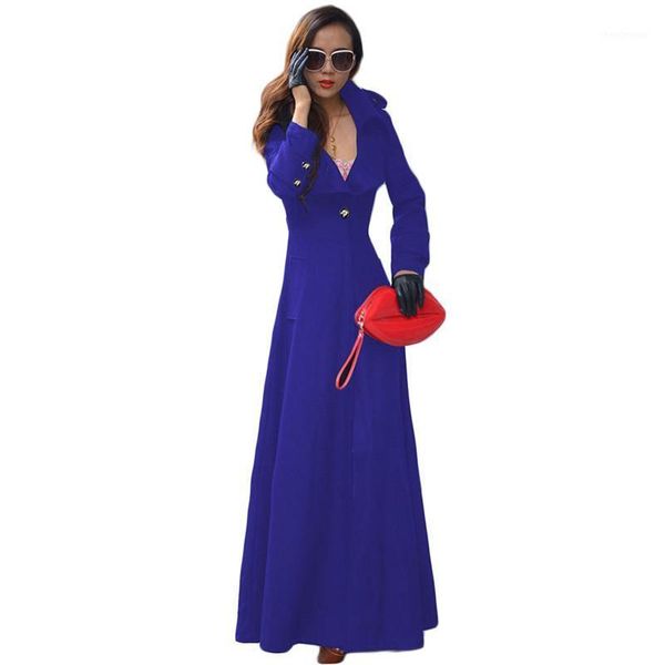 women woolen coat ultra long wool jackets 2021 autumn winter fashion slim single-button black plus size clothing feminina cx1312 women'
women woolen coat ultra long wool jackets 2021 autumn winter fashion slim single-button black plus size clothing feminina cx1312 women'