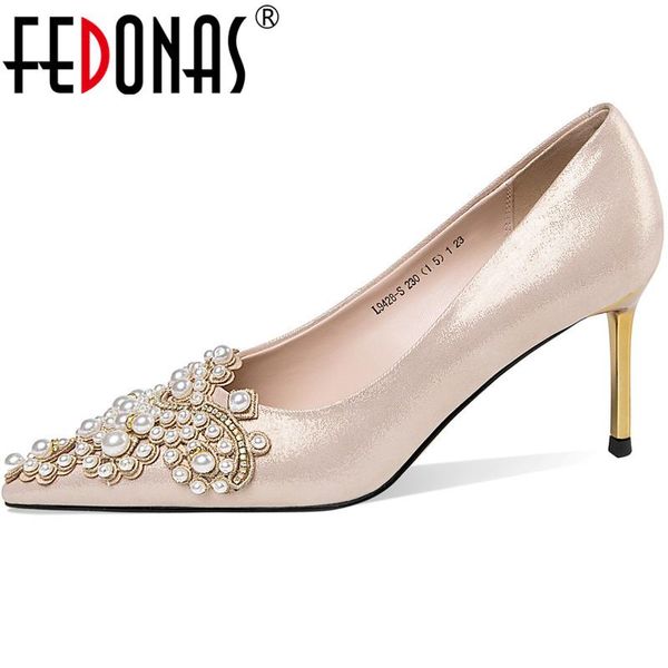 dress shoes fedonas elegant wedding bride heels pump for women suede leather shallow pointe woman spring summer est, Black
dress shoes fedonas elegant wedding bride heels pump for women suede leather shallow pointe woman spring summer est, Black