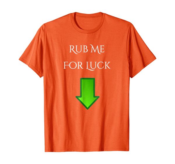 rub me for luck arrow down funny shirt, White;black
rub me for luck arrow down funny shirt, White;black