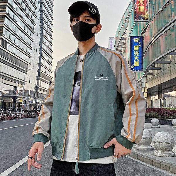 men's jackets baseball uniform fashion trend young students casual jacket spring and autumn, Black;brown
men's jackets baseball uniform fashion trend young students casual jacket spring and autumn, Black;brown